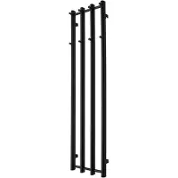 TVS Designradiator vino 4 zwart 140x35 cm