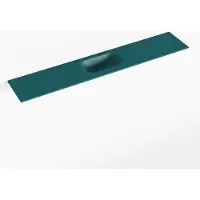 Mondiaz eden smag solid surface inleg wastafel voor toiletmeubel 120 cm. Positie wasbak midden