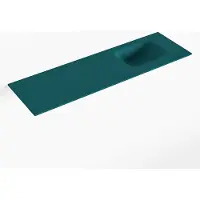 Mondiaz lex smag solid surface inleg wastafel voor toiletmeubel 100 cm. Positie wasbak rechts