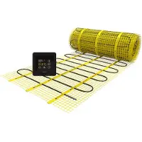 Magnum Elektrische Mat Set 10 m² 10 m² / 1500 Watt Set met MRC-thermostaat | Zwart