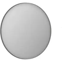 Ink sp15 spiegel rond geborsteld rvs aluminium kader 80x3,5 cm