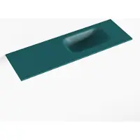 Mondiaz eden smag solid surface inleg wastafel voor toiletmeubel 70 cm. Positie wasbak rechts