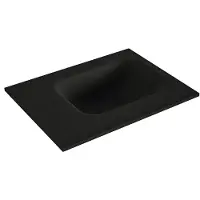 Mondiaz LEX Urban solid surface inleg wastafel voor toiletmeubel 40cm. Positie wasbak rechts