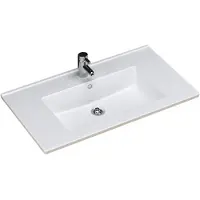 Sanicare Wastafel q10 keramiek 80x45 cm wit
