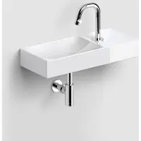 Clou Fonteinset Vale Incl. Toebehoren 7x45 Cm Glanzend Wit