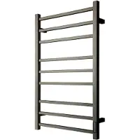 TVS Elektrische radiator eldo 9f mat zwart met timer 86x53 cm