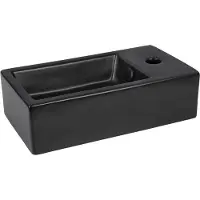 Differnz Fontein Hura I 40x22 cm Keramiek Mat Zwart