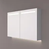 HiPP Spiegelkast design spk 52000 rechthoek 60x70 cm 1 deur met verlichting incl. Spiegelverwarming en stopcontact