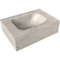 Mondiaz Fontein vrijhangend eden solid surface 40x12x23 cm ostra