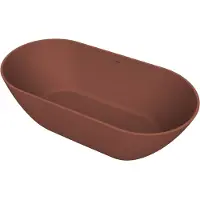 Arcqua Vrijstaand ligbad cusco 175x85x55 cm mat terracotta