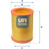 Ufi 27.731.00 Luchtfilter