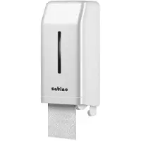 Satino Toiletpapierdispenser Satino JT3 systeemrol duo wit 332540