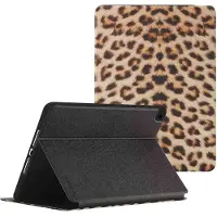 Selencia Vivid tablethoes voor de Apple iPad 9 (2021) 10.2 inch / iPad 8 (2020) 10.2 inch / iPad 7 (2019) 10.2 inch - Wild Leo
