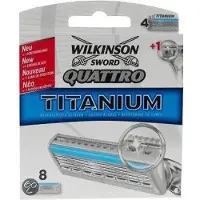 Wilkinson Sword Wilkinson Quattro Titanium Mesjes Next Gen - 4 Stuks - Wilkinson Quattro Titanium Mesjes Next Gen - 4 Stuks