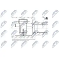 NTY NPW-BM-122 Homokineet reparatie set, aandrijfas