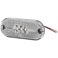 Hella Breedtel.LED 12V wit 5 LEDs kabel 150mm