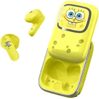 OTL TECHNOLOGIES Sponge Bob - draadloze oordopjes - schuifdisplay met LED verlichting - met oplaadcase - touch control - lange batterijduur