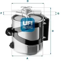 Ufi 55.430.00 Brandstoffilter