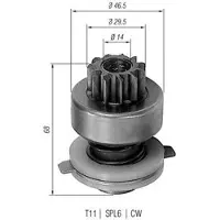 MAGNETI MARELLI 940113020048 Rondsel, startmotor