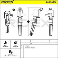 RIDEX 689C0334 Bobine