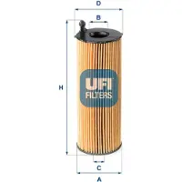 Ufi 25.168.00 Oliefilter