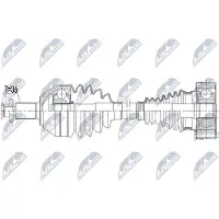 NTY NPW-WW-166 Aandrijfas