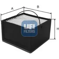 Ufi 26.064.00 Brandstoffilter