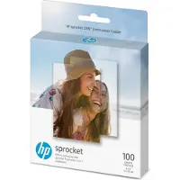 HP Sprocket 2x3" Premium Zink Sticky Back fotopapier (100 vellen) Compatibel met Sprocket fotoprinters Originele versie.
