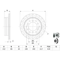 Bosch 0 986 479 F07 Remschijf