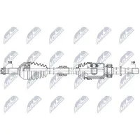 NTY NPW-NS-122 Aandrijfas