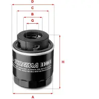 Sofima S 3494 R Oliefilter