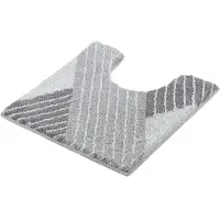 Kleine wolke - Toiletmat Cross Anthracite (grijs), 55x 55 cm