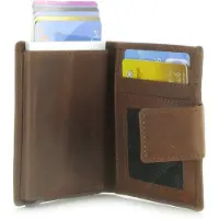 Amigo Portemonnees 7835 Bruin Leer Pasjeshouders | Maat 1