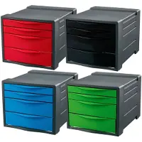 Esselte 2 Big And Small Europost Buc Drawers Assorted Veelkleurig Kinderen