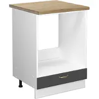 Vicco Fame-Line Ovenombouwkast – 60 cm, WB Eik Antraciet-goud