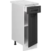 Vicco R-Line Keukenonderkast – 30 cm WB Marmer Antraciet landhuis