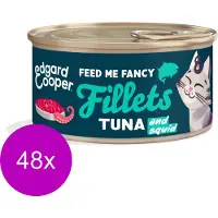 Edgard & Cooper Edgard&Cooper Fillets 70 g - Kattenvoer - 48 x Tonijn&Inktvis