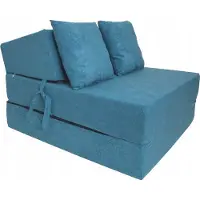 Viking Choice Opvouwbaar matras - 1 persoons - 200x70x15 cm - blauw