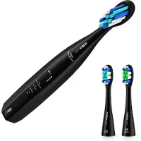 Niceboy ION Sonic Lite, Volwassen, Sonic tandenborstel, 60.000 bewegingen per minuut, Zwart, Zwart, IPX7