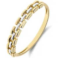 Lucardi Ring 'Klassisch' goud