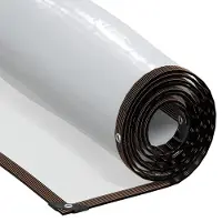vidaXL Doorzichtig zeildoek met zeilringen 4x12 m polyethyleen