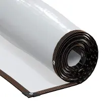 vidaXL Doorzichtig zeildoek met zeilringen 1x4 m polyethyleen