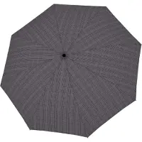 Doppler paraplu Carbonsteel Magic Duomatic Gent's Printed Glen Check zwart