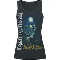 Iron Maiden Top - Fear Of The Dark - S tot XXL - voor Vrouwen - zwart | Maat S