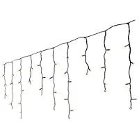 Lumineo Kerstverlichting - 2x - IJspegel - warm wit - 1100 cm - 259 led lampjes - ijspegelverlichting