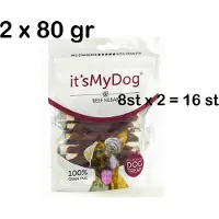 It's My Dog ** 2 X ** It 's my dog -80 gr - beef kebab - 2 x 80 gr = 160 gr - 2 x 8 st = 16 st