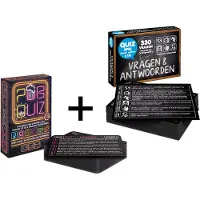 Puzzles & Games COMBI-DEAL: Pubquiz #3 (9x pubqquiz van 6 rondes / totaal 198 vragen over Nederland!) - Kaartspel - Pocketformaat Quizspel + Vragen & Antwoorden #19 - 330 vragen
