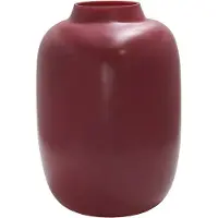 Vase the World Vaas Artic | Small | Matte mauve | Ø21 x H29 cm