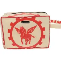 Morethanhip - Grote toilettas 5,6 L van gerecyclede cementzakken - Yindee - Pegasus - 27 x 19 x 11 cm