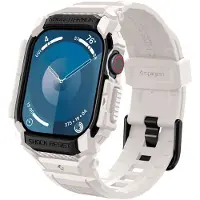 Spigen Rugged Armor Pro case voor de Apple Watch 10 - 42 mm - Beige